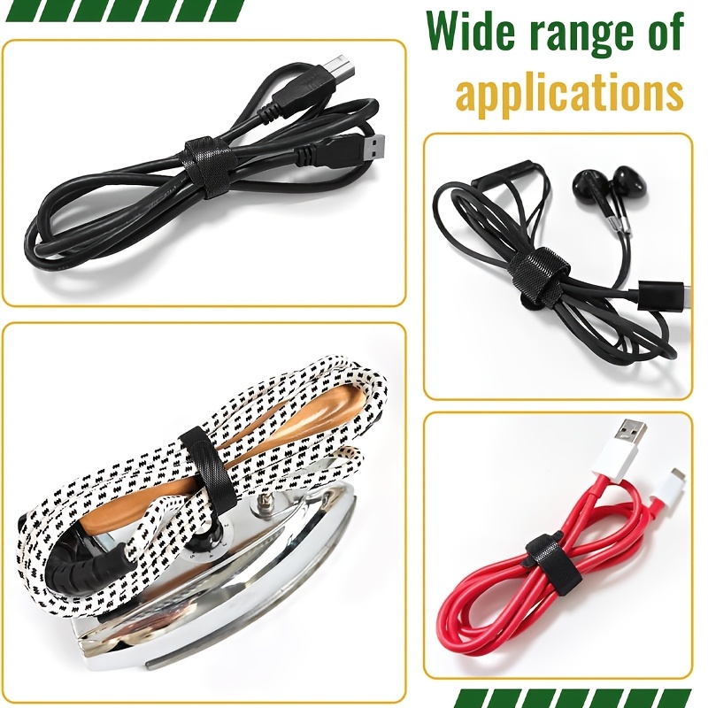160pcs Reusable Adjustable Cable Ties, 2 Sizes