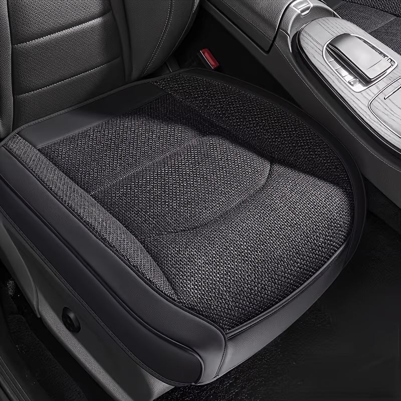 TEMU 1pc All-inclusive Base Car Seat Cushion, Suitable For Sedans, Suvs, Pickups, Office Chairs, From, Stylish And Tall Car Interior Additions, Seat