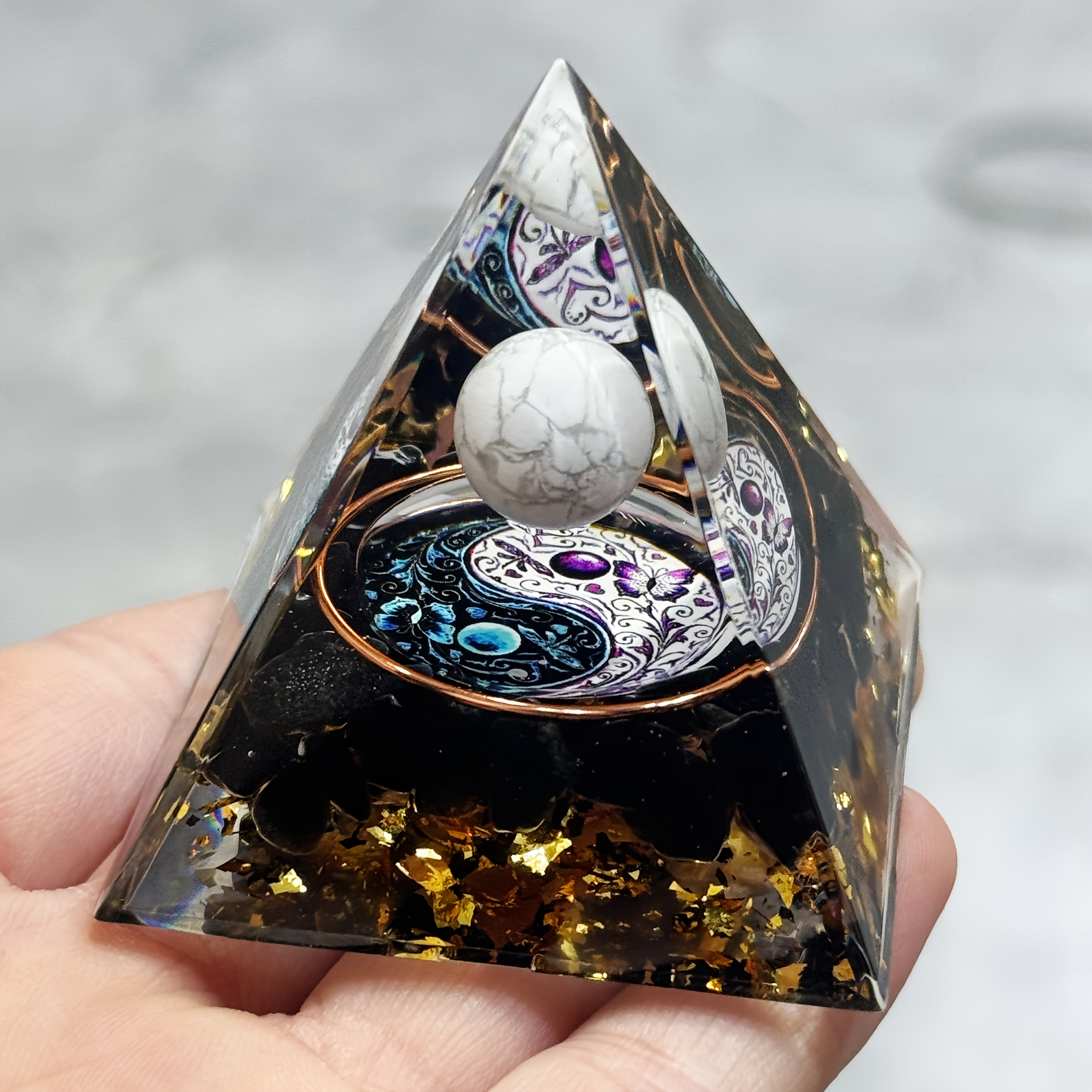 pyramid decoration sold on Temu United States