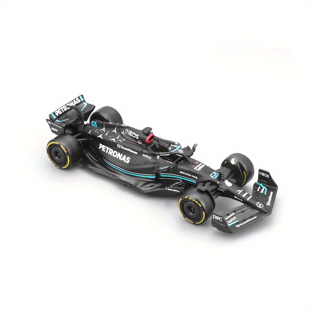 Authorized Burago 2023 1:43 Scale Model of The Mercedes-Amg Performance F1 Team W14 Cars #44 And #63, a Die-Cast Racing Collectible Toy Gift.