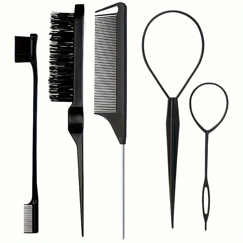 

Styling Accessories Set For Long Teasing , Tail , Comb - , For Women And , For Flyaways, Braiding, And