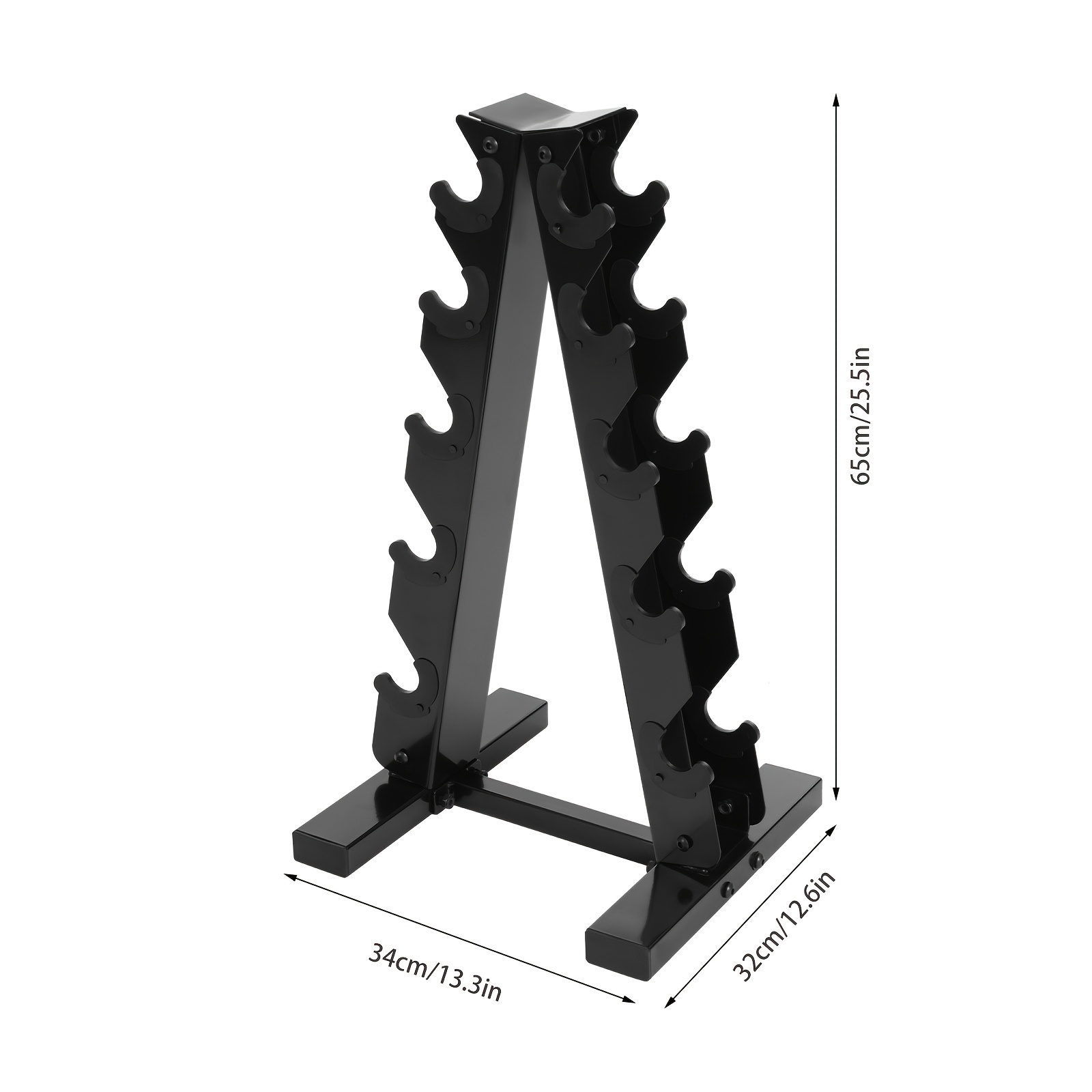 TEMU Dumbbell Stand Only Stand, 5-tier Steel Weight Dumbbell Rack For Dumbbells, Weight Holder Rack For Home Gym