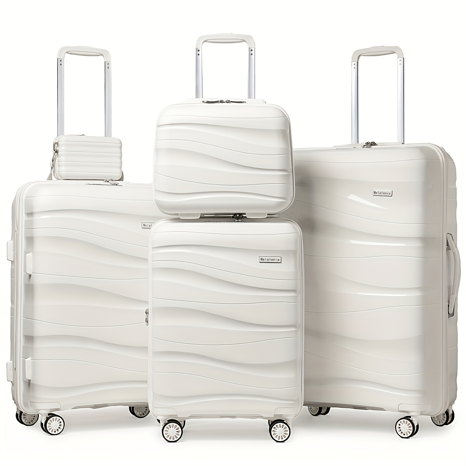 Image of Joyway Hard Shell Luggage Set, 20/24/28 Inch Suitcases, Carry-on Luggage With Spinner Wheels, Includes Travel Bag And Toiletry Bag