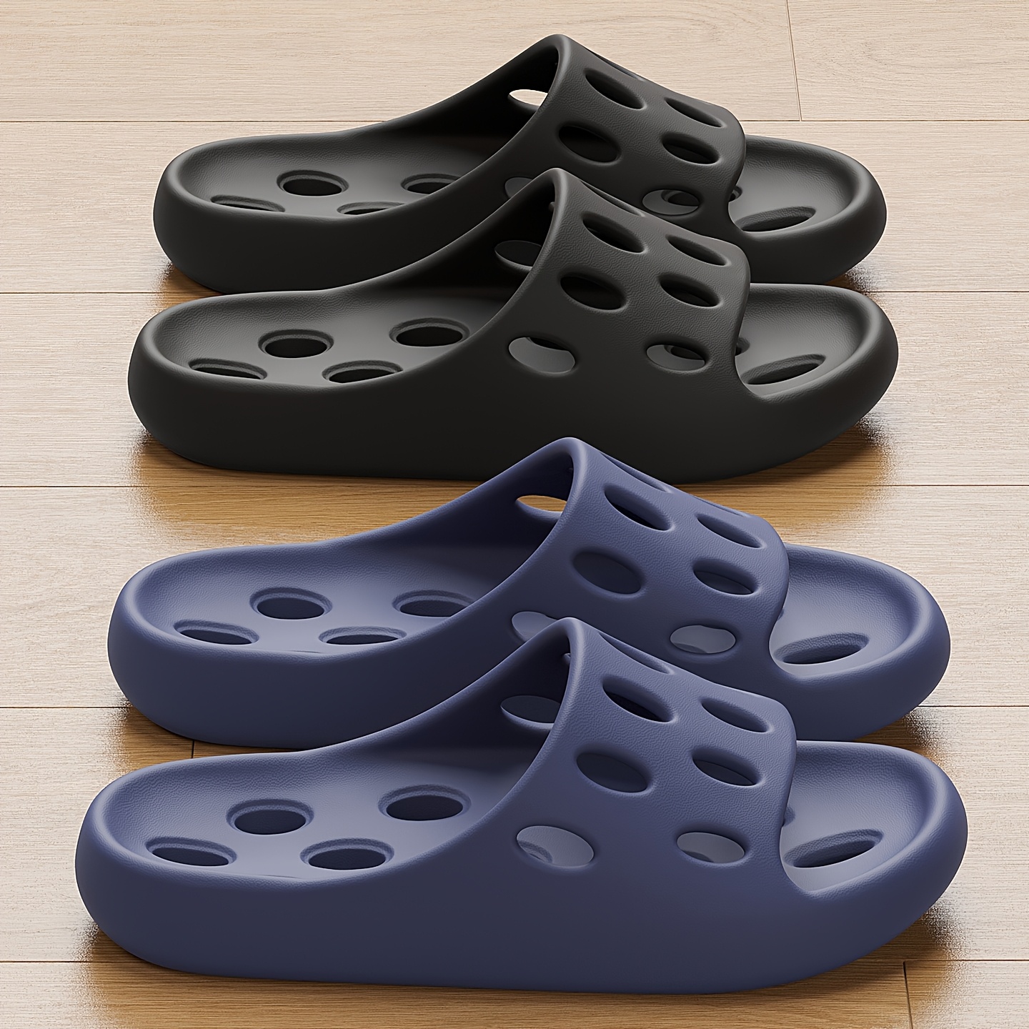 mens breathable water draining   slippers for men and women indoor home slippers