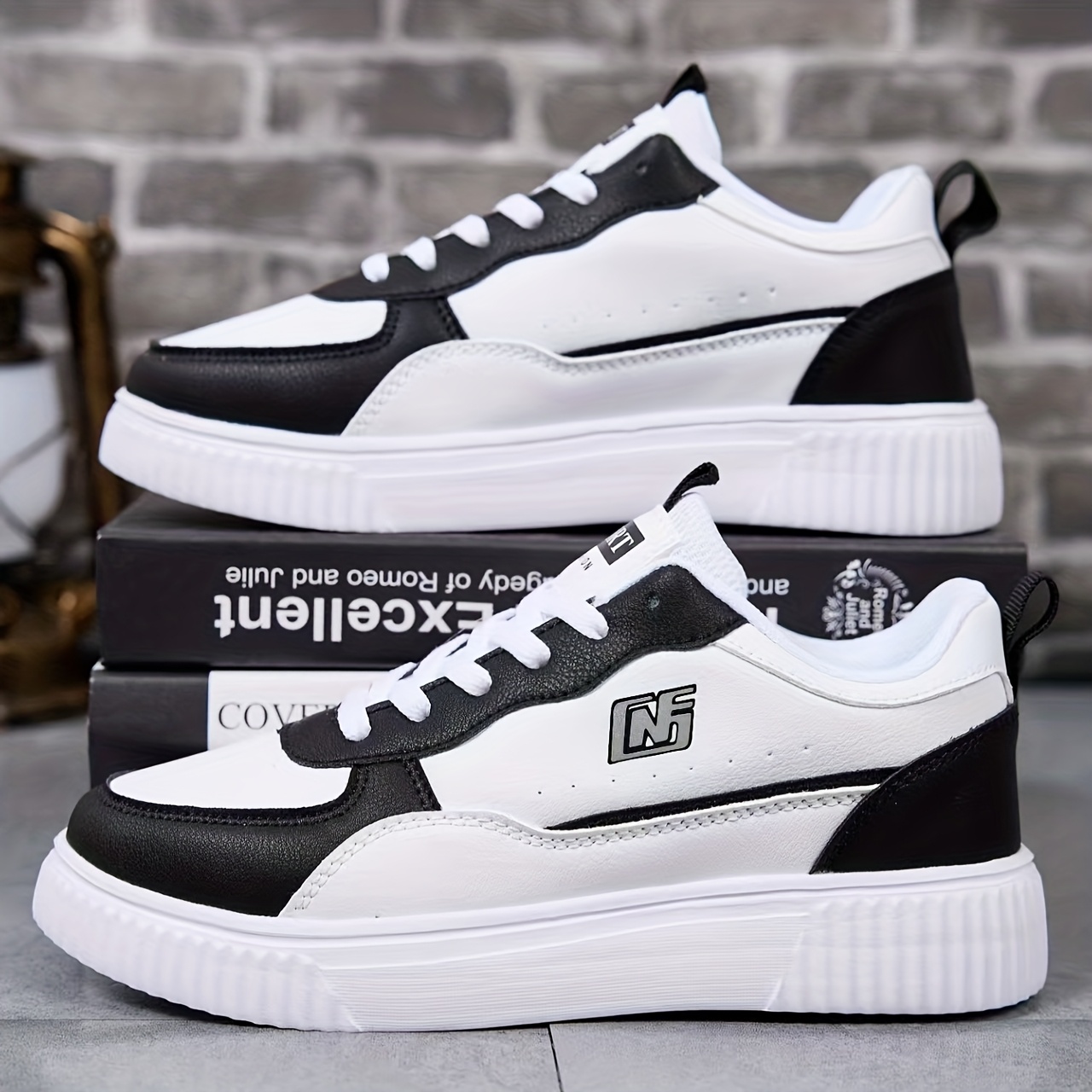 Zapatillas Casuales Unisex Ligeras y Cómodas | Temporada Primavera/Otoño, Estilo Bajo con Diseño Geométrico, Aptas para Uso en Todas las Estaciones, Ideales para Ir al Trabajo, Ropa Casual de Negocios y Actividades al Aire Libre
