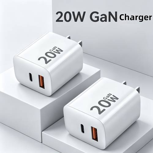 20w type c fast charging phone charger pd usb multi port wall charger for multiple devices power charging block 2 port fast power adapter suitable for iphone 17 16 15 14 13 12 pro max ipad galaxy xiaomi huawei and other