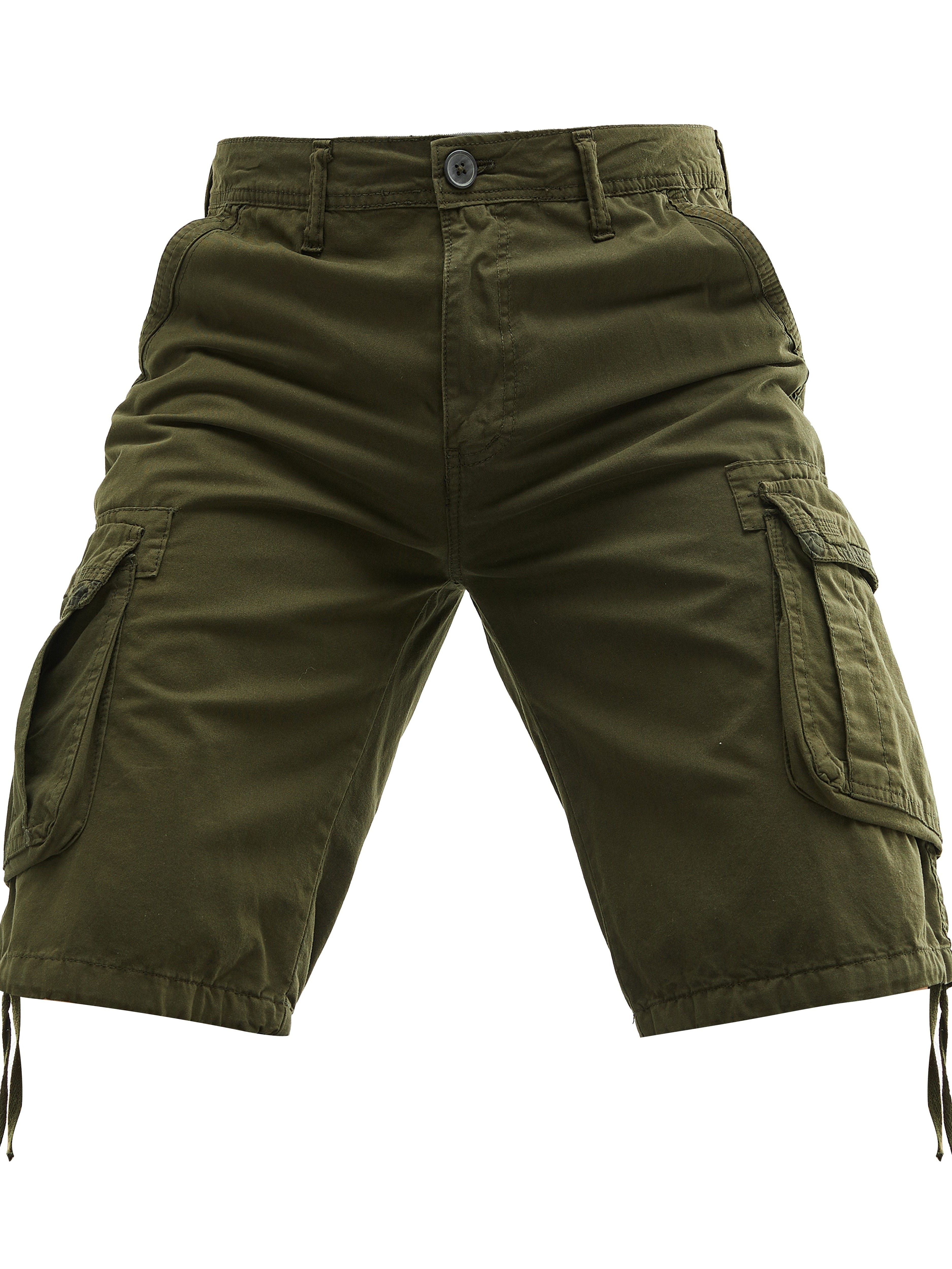 *'s Summer Cotton Cargo Shorts with Multiple Pockets Lightweight 100%  Cotton Streetwear Style for Casual and Outdoor Activities, Streetwear  Fashion