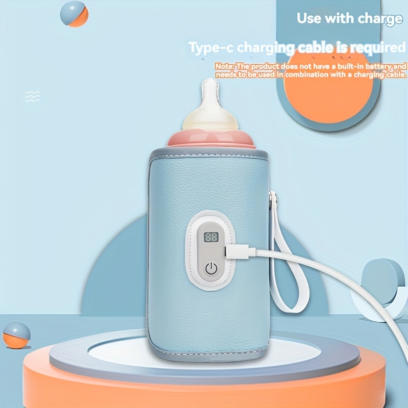 1pc portable bottle heating pouch usb rechargeable Temu