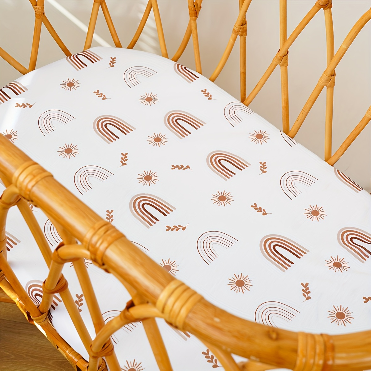 Soft Change Pad Cover for Baby Crib, Polyester Fabric Sheet