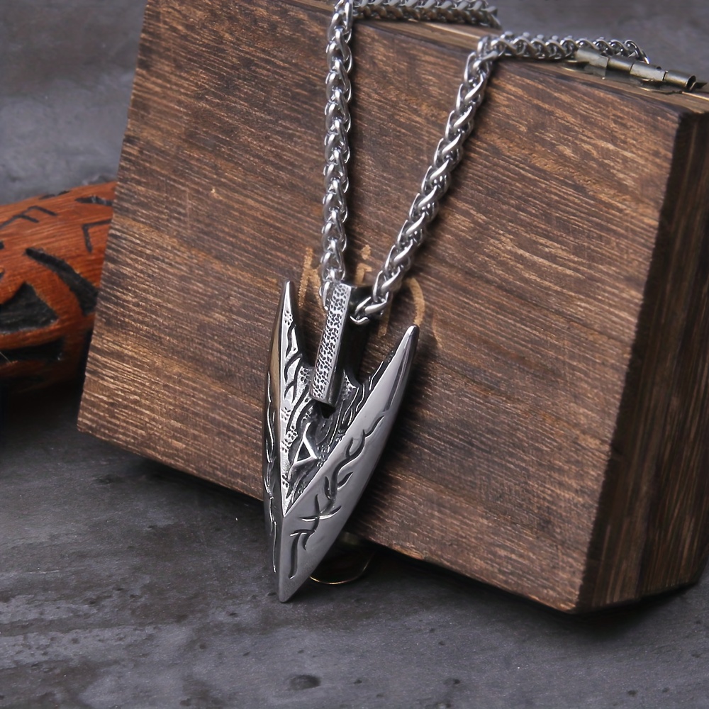 Spear Necklace, Rhine Emblem, Crow, Labrador, Jewelry