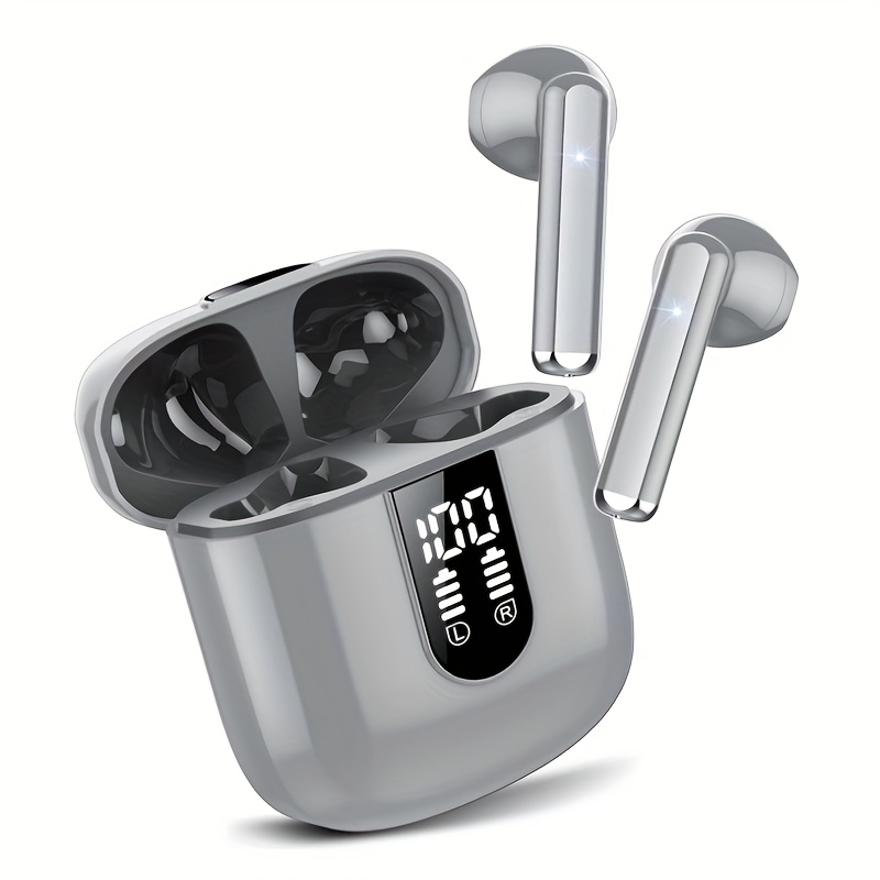 TEMU Wireless Headphones, 2024 Wireless Headphones 5.3 With Hd Microphone, Wireless Headphones With Powerful 13mm Speakers, Sound, Led Screen