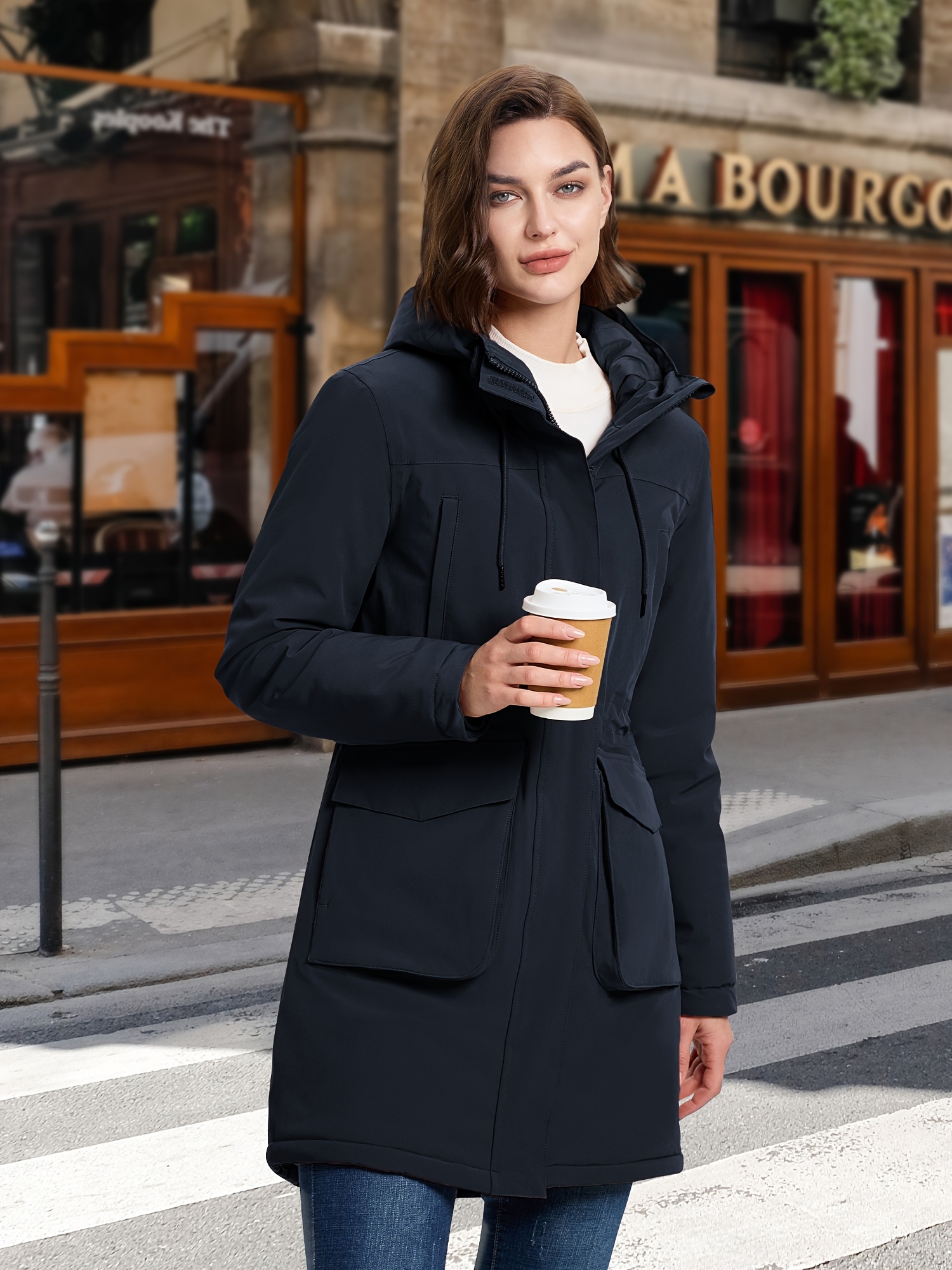 Puffer Jacket Women's Long Insulated Winter Coats Ripzone