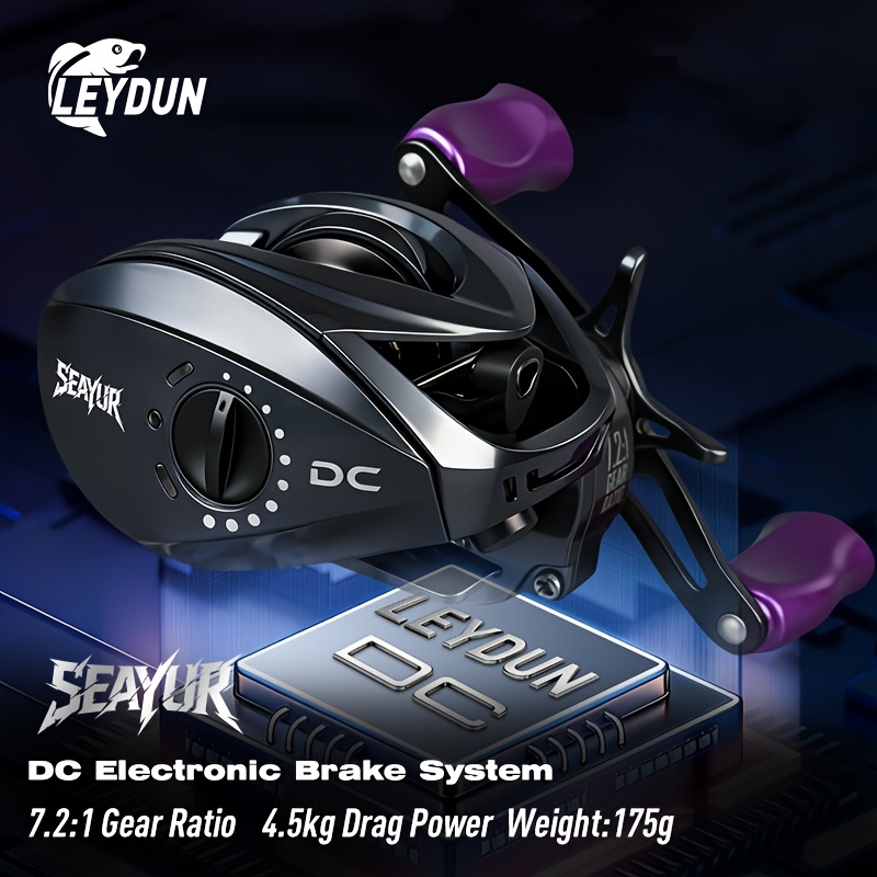 baitcasting reels canada * SEAYUR * Baitcasting Reel 7.2:1 Fishing Reels Baitcasting Reel Casting  Reel Drag 9.92LB * *+1 Aluminum Frame Jigging Metal * Fishing Reel