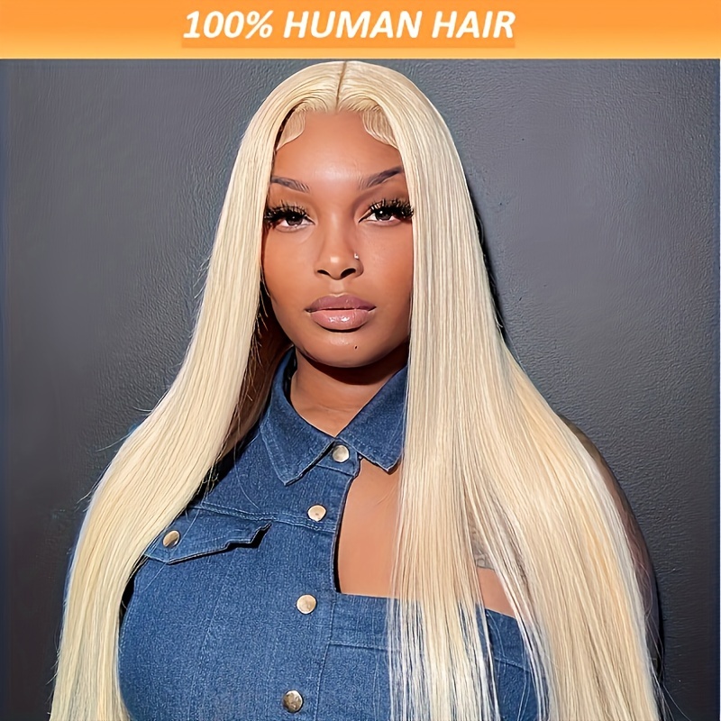 

613 Lace Front Wig Human Hair 30 Inch 13x4 Straight Blonde Lace Front Wigs Human Hair Pre Plucked With Baby Hair 613 Hd Transparent Lace Frontal Wig Blonde Wig Human Hair