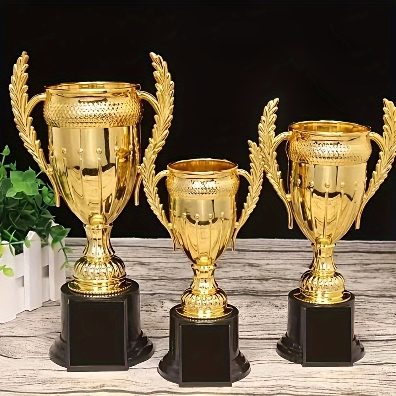 1pc trophy award for   elegant tall trophy cup suitable for sports competitions christmas parties awards prize for tournaments events corporate achievements