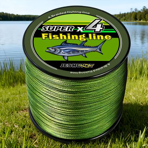 500 metros de línea de pesca ultra fuerte - línea trenzada de polietileno multifilamento de 4 hebras, disponible en 15-26-34-45-54-66-78-85 , diseñada para lanzamientos largos y , y resistente al