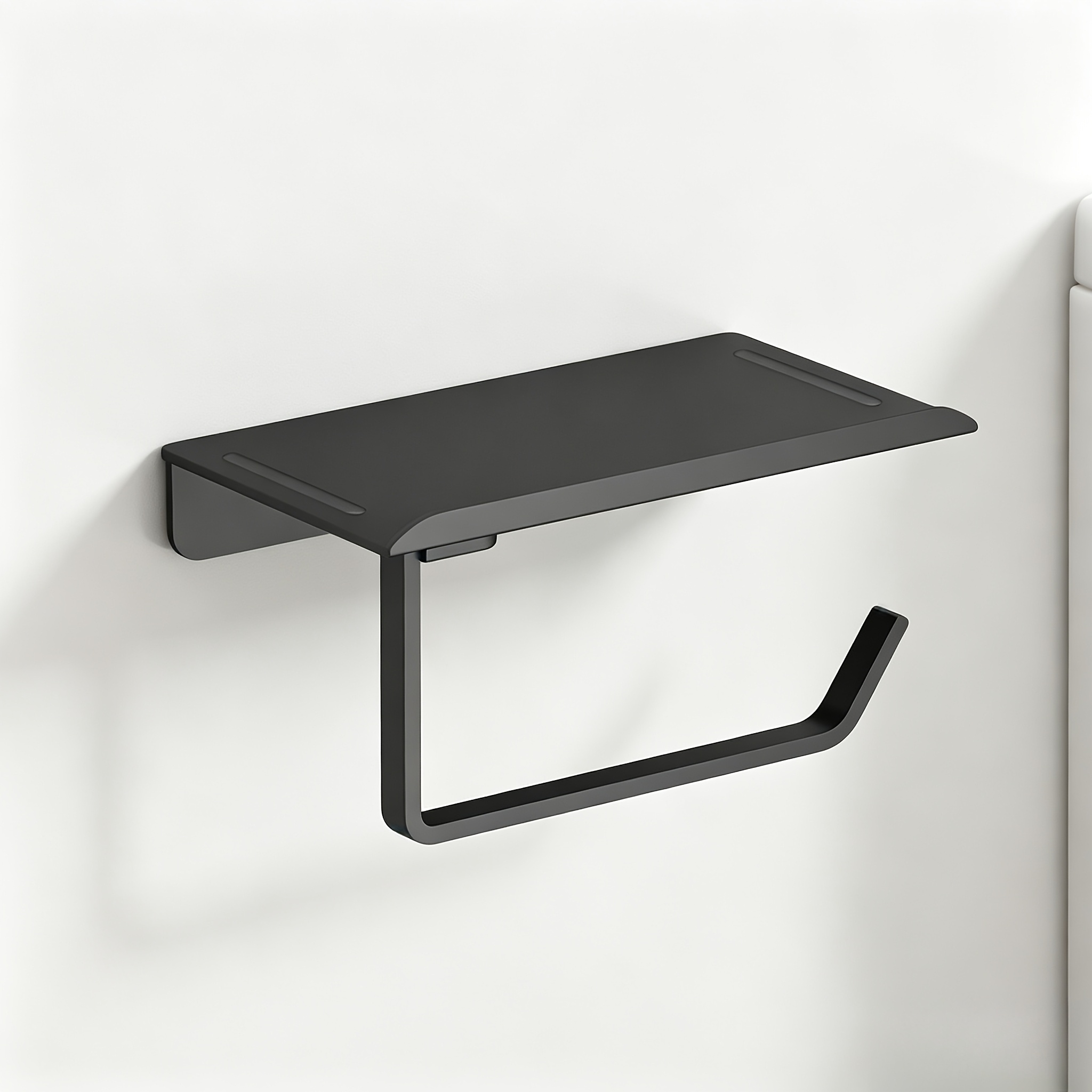TEMU Porte-papier toilette, support papier toilette, rangement papier toilette, support rouleau papier, montage mural perçage, convient pour salle de
