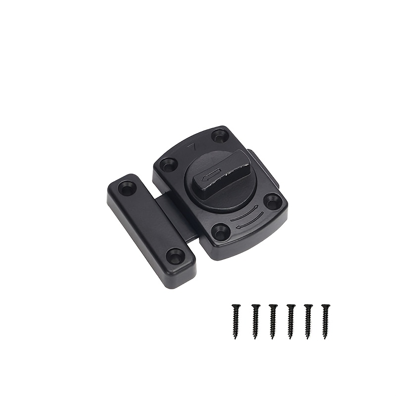 TEMU Alloy Door Latch , Bathroom And Bedroom Door Anti-theft Deadbolt, Reversible Latch For Doors, Heavy-duty Metal Material, Thickened Security ,