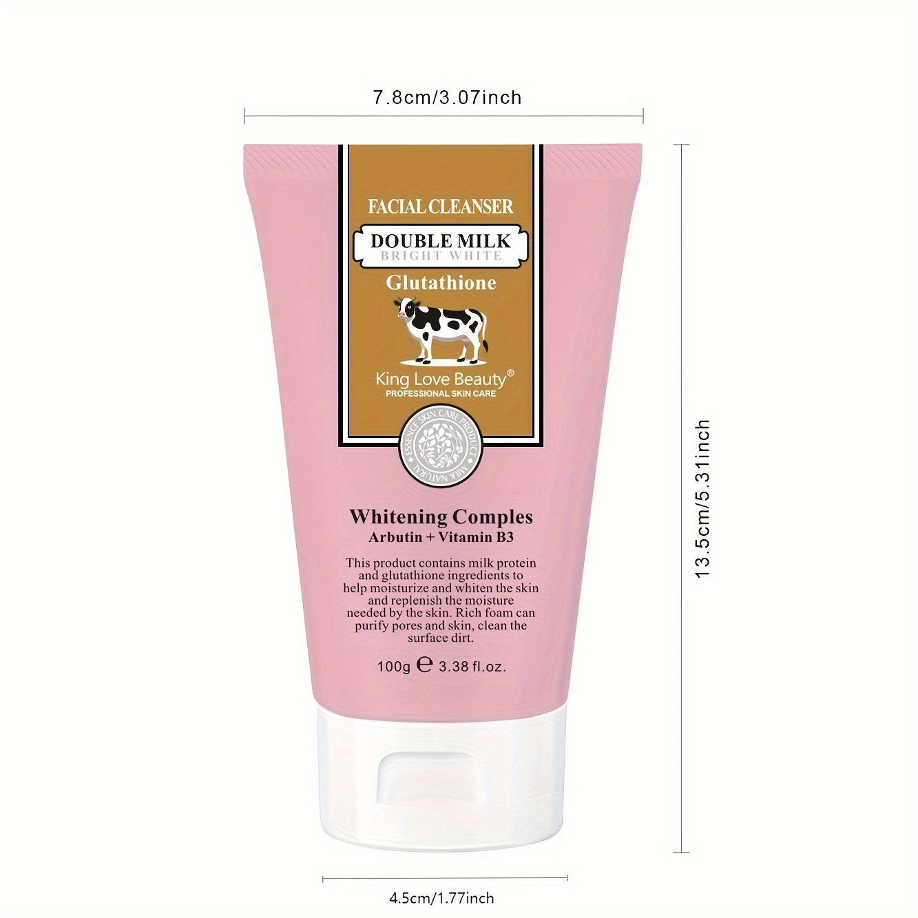 100g milk facial cleanser moisturizes skin replenishes skin