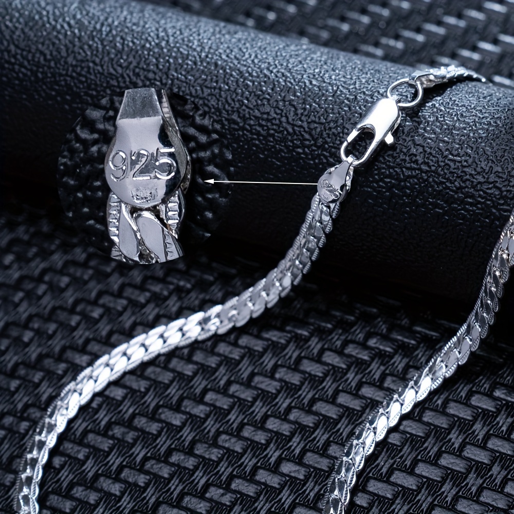 

925 Silvery- Necklace Snake - &