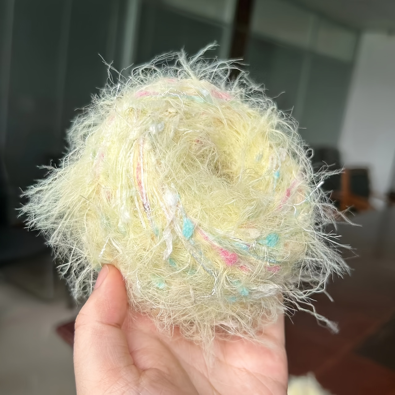 50g/1pc Long Yarn, Fancy Hand Mixed Thread, Handmade Combined Stock Special Mixed Thread, Gentle Soft Scarf Hat Knitting Hand Account Thread