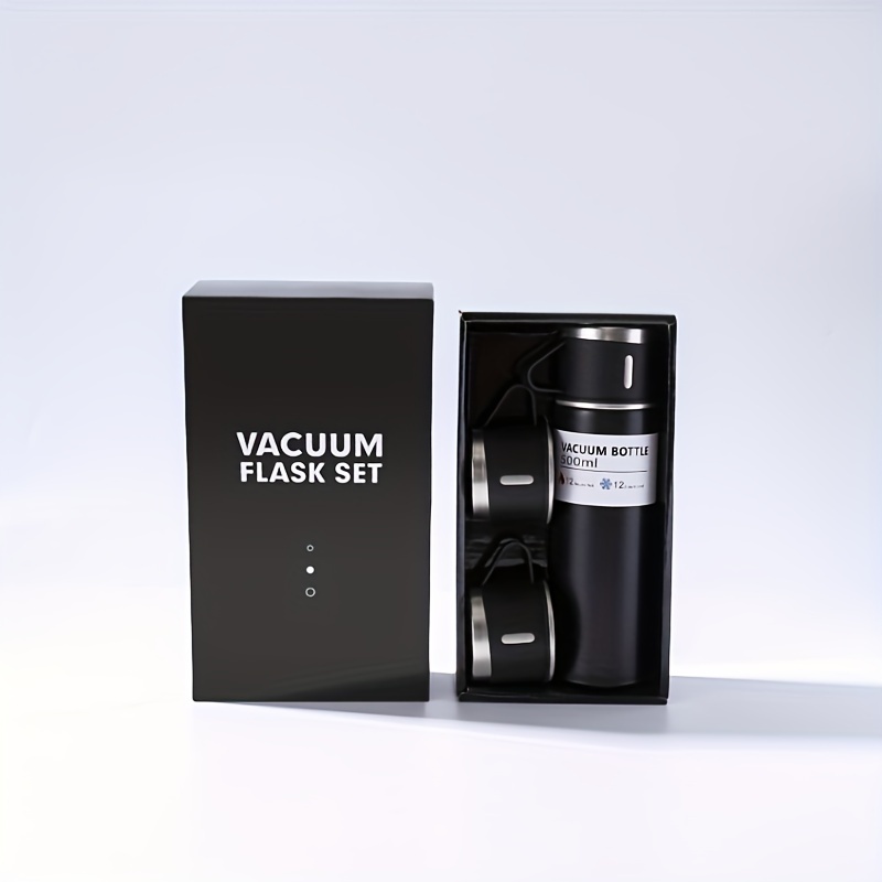 A Collection of Stylish Thermal Bottles And Coffee Mugs, Featuring a 500Ml/16.9Oz Stainless Steel Vacuum-Insulated Tumbler Suitable for Both Hot And Cold Beverages, Ideal for School Use, Travel, And Outdoor Activities