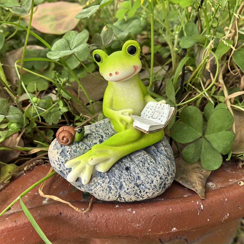 Statua Di Rana Statua Rana Con Cuore - Resina - Decorazione Per Giardino, Laghetto O Interno San Valentino Decorazioni Tavola