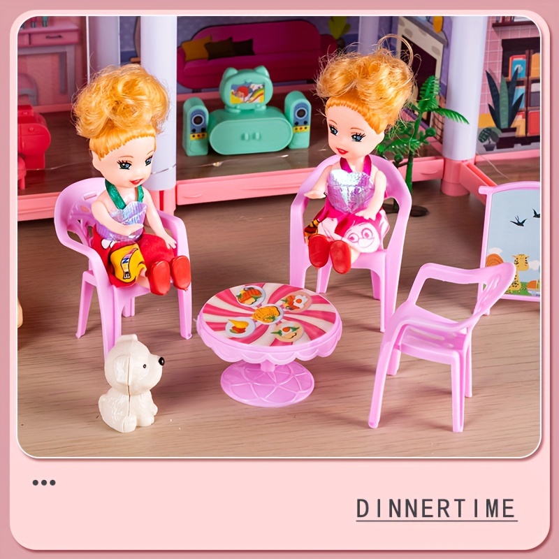 luxus emeletes babaház hercegnő játék ház 11 szobával Temu Hungary