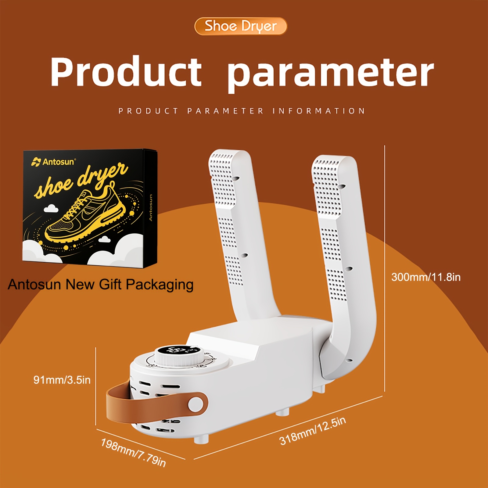 exclusive Antosun Footwear Dryer Odor Eliminator for Shoes, Equipped with Timer, Glove Dryer for Boxing, Collapsible, Suitable for Ski Boots, Socks, And Sneakers, Color: White, Without Battery 23 Antosun Footwear Dryer, Odor Eliminator for Shoes, Equipped with Timer, Glove Dryer for Boxing, Collapsible, Suitable for Ski Boots, Socks, And Sneakers, Color: White, Without Battery