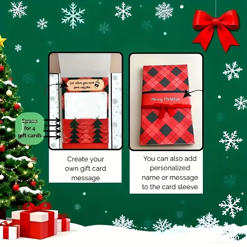 a handmade christmas gift card album surprise cards - Temu Mauritius a handmade christmas gift card album surprise cards - Temu Mauritius