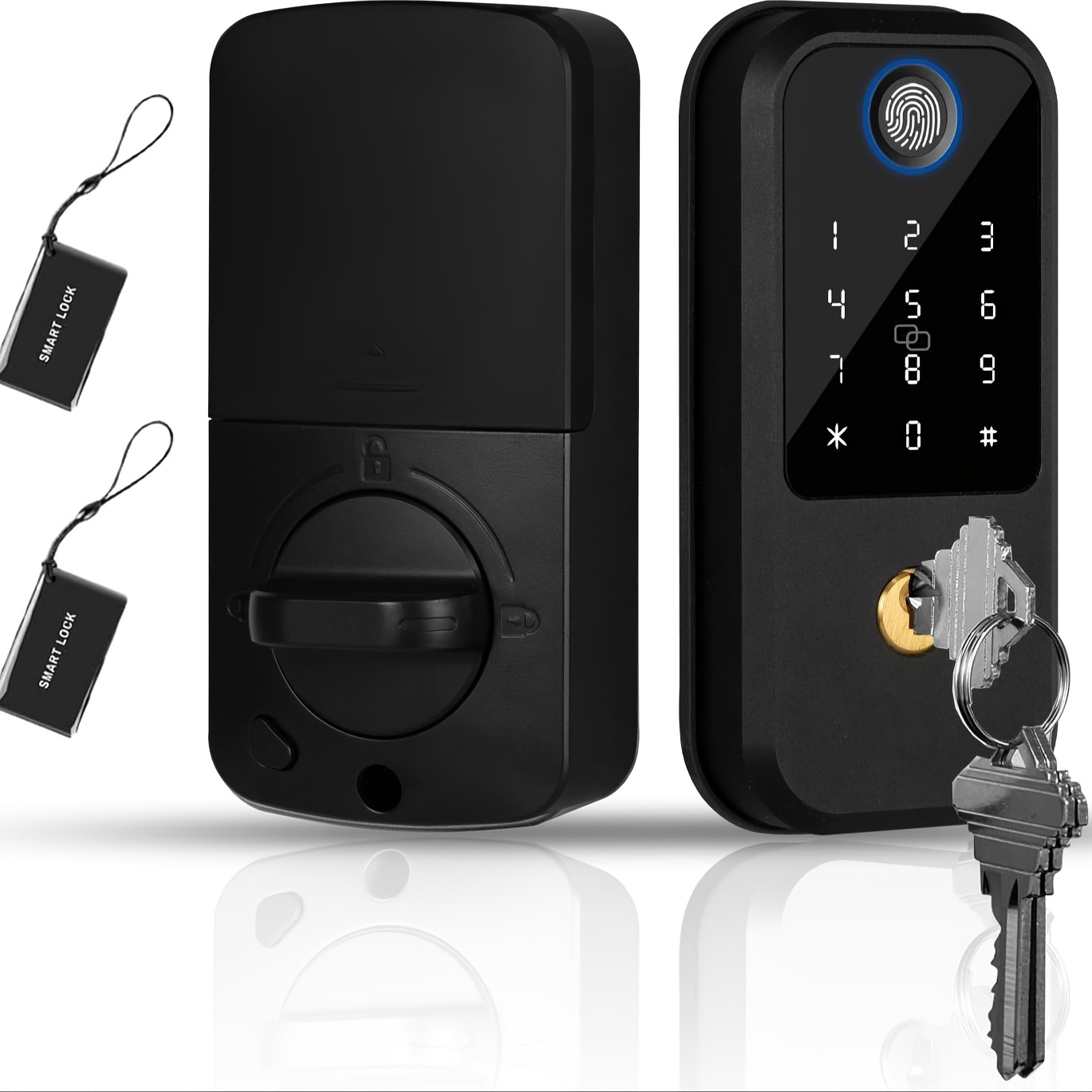 Smart Fingerprint Door Lock Keyless Entry Door Lock Keyboard - Temu