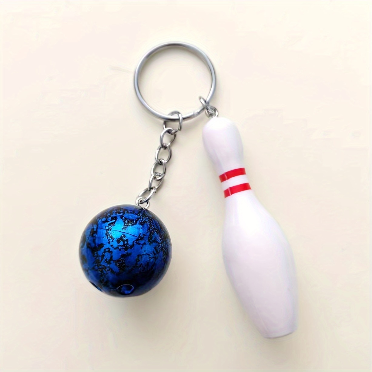 Bowling Pin and Ball Key Chain: A Souvenir for a *!