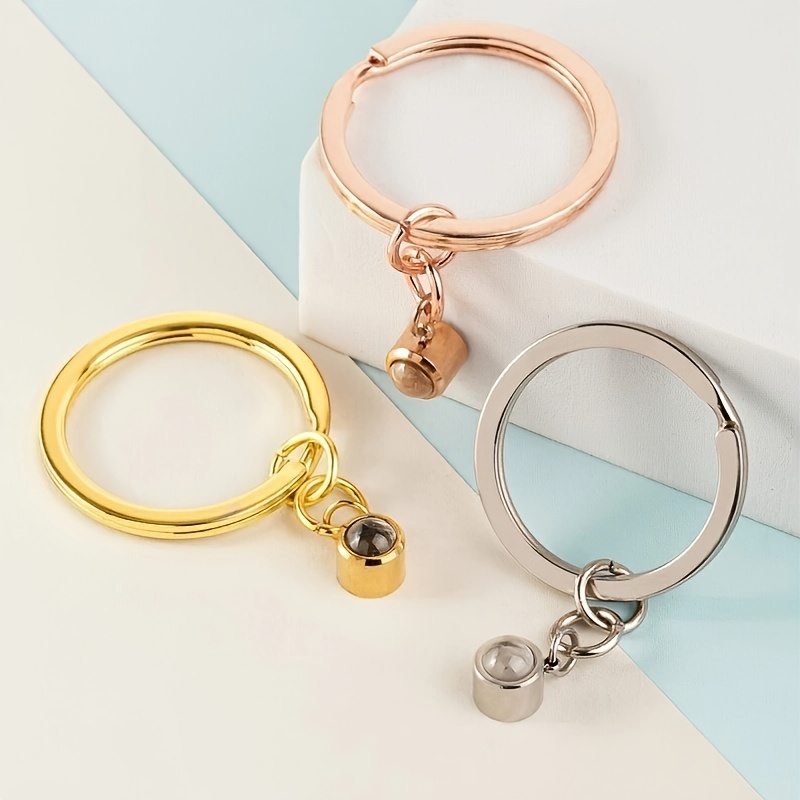 Customized Small Bead Projection Keychain