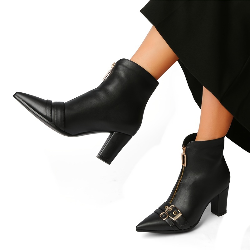 white ankle boots sold on Temu United States