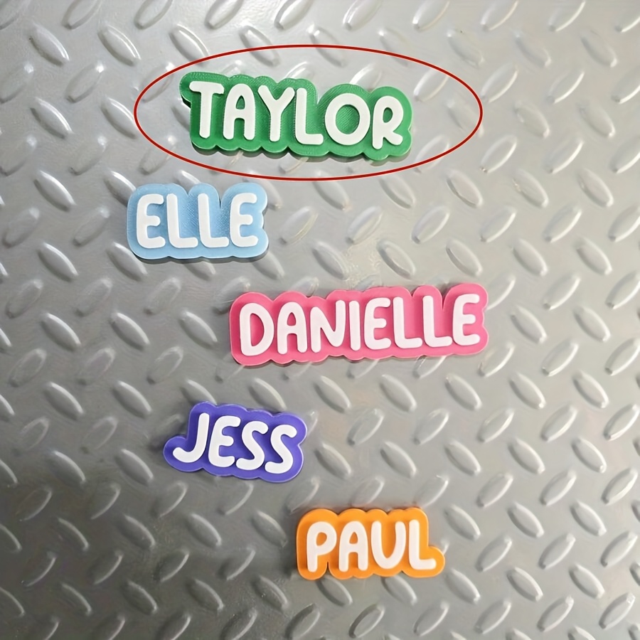 TEMU A Unique Magnetic Nameplate Gift Suitable For Giving Storage Cabinet Labels To , 1pc Acrylic Custom Double-layer Magnetic Refrigerator Sticker,