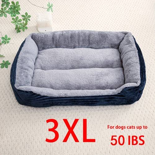 a soft and comfortable sleeping nest sofa bed for cats and dogs featuring a thick rectangular dog mattress in sizes use and travel