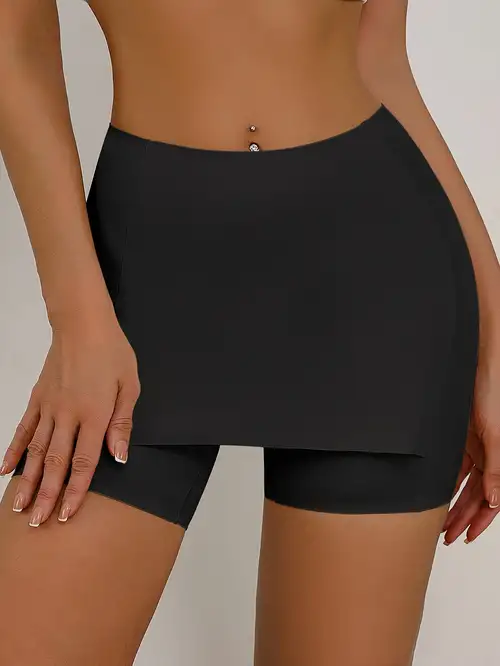 Anti Chafing Safety Pants Invisible Under Skirt Shorts Ladies Seamless  Smooth Underwear Ultra Thin Comfortable Control Panties - AliExpress