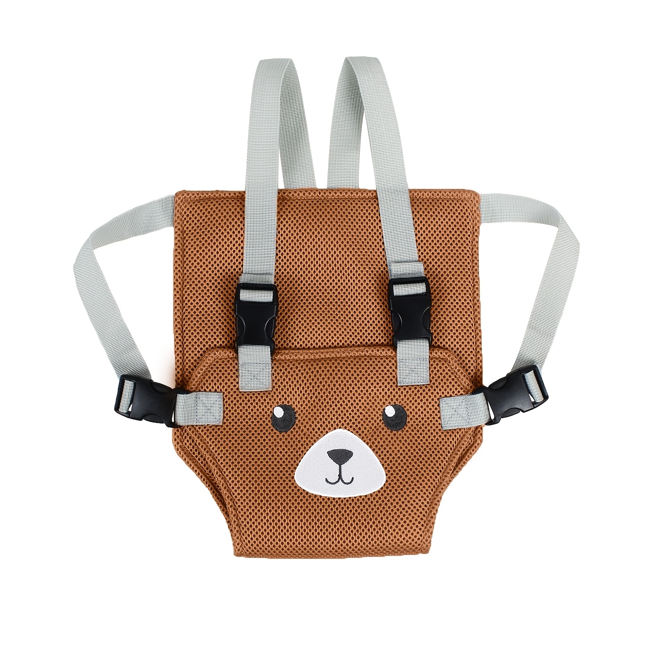 TEMU 1pc Ceinture de sécurité brodée de dessin , sangle de fixation anti-chute pour poussette, en douce et respirante, convient aux chaises hautes