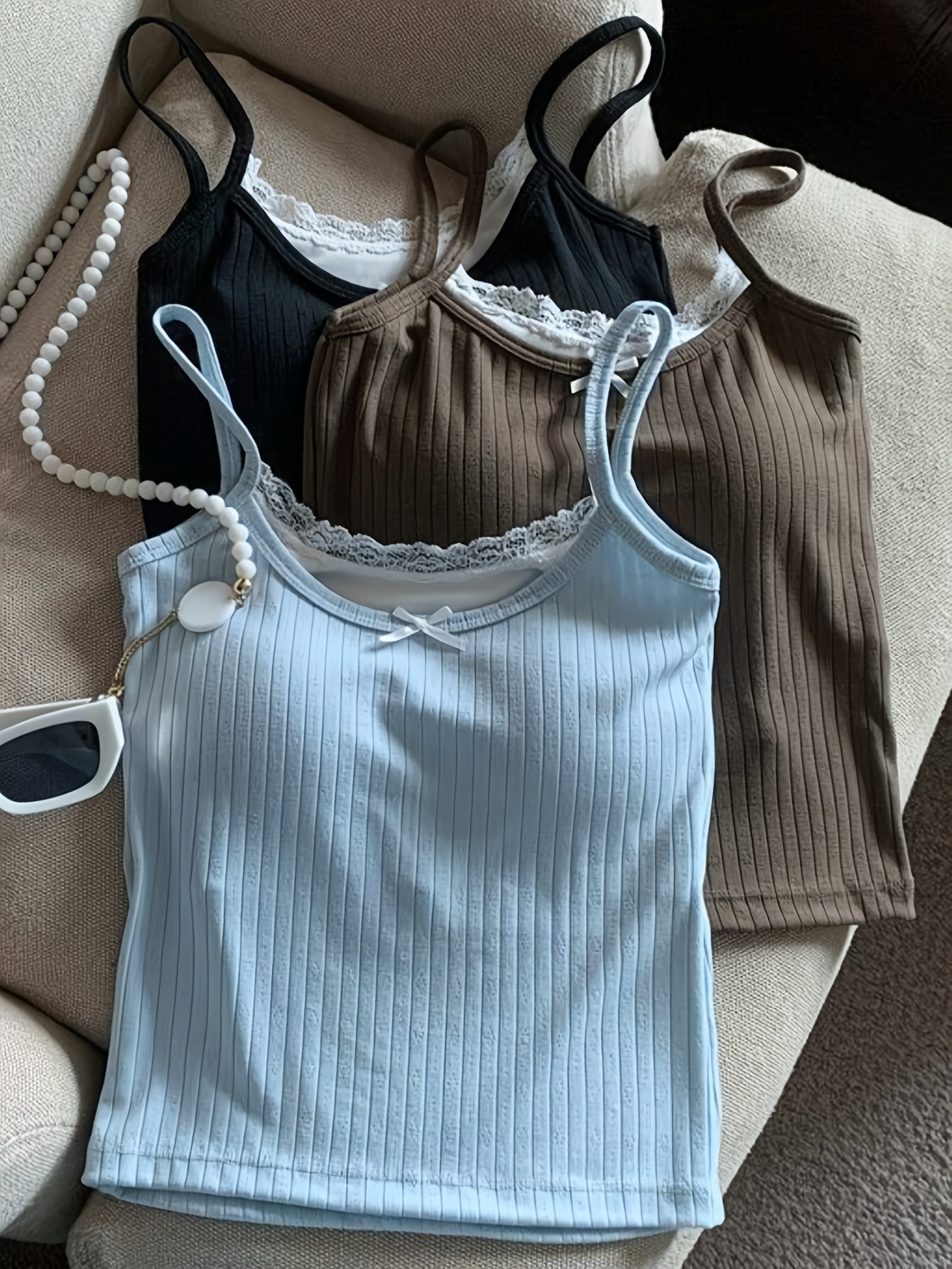 padded camisole sold on Temu United States