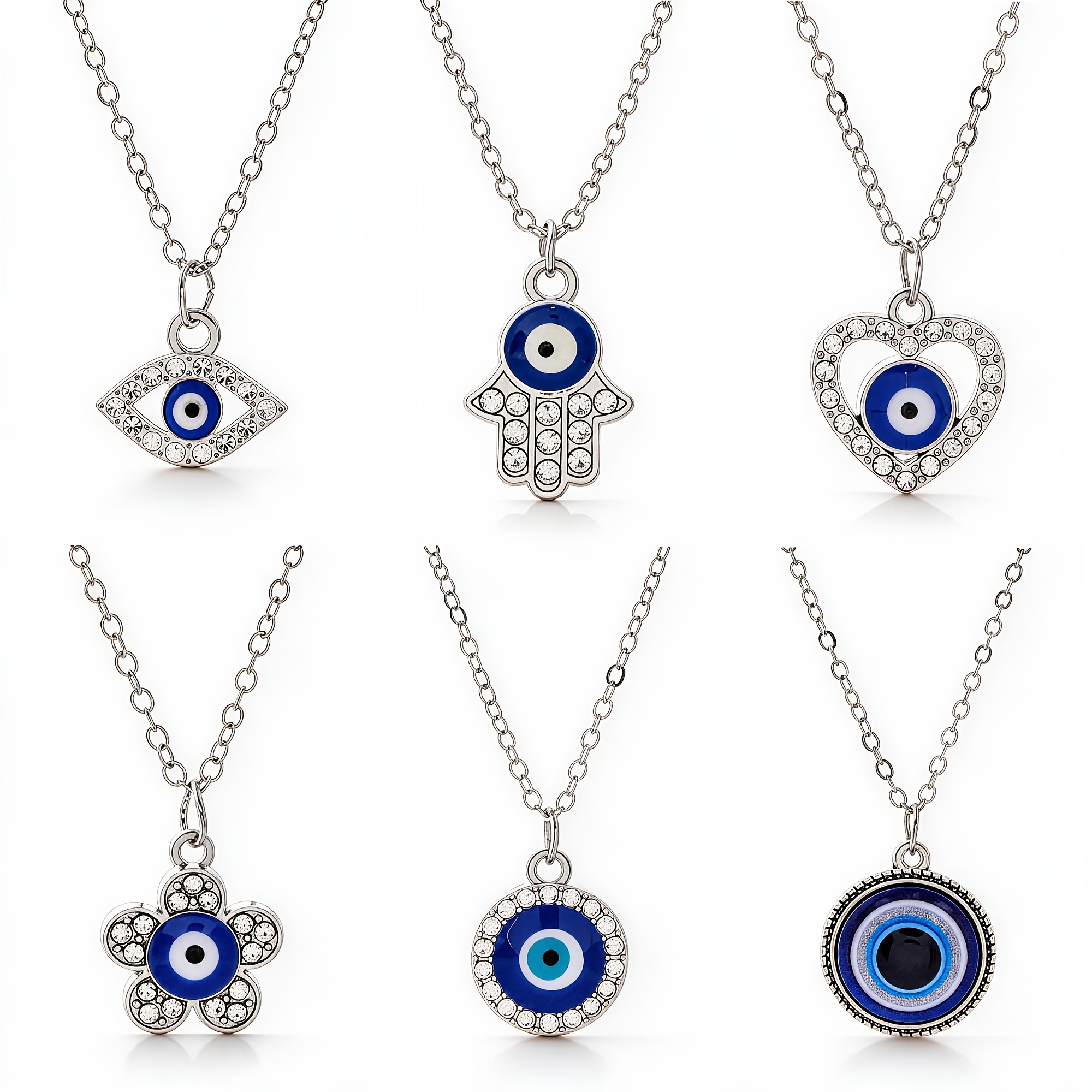 Set Of 6pcs / Women's Necklace Pendant Set Featuring The Evil