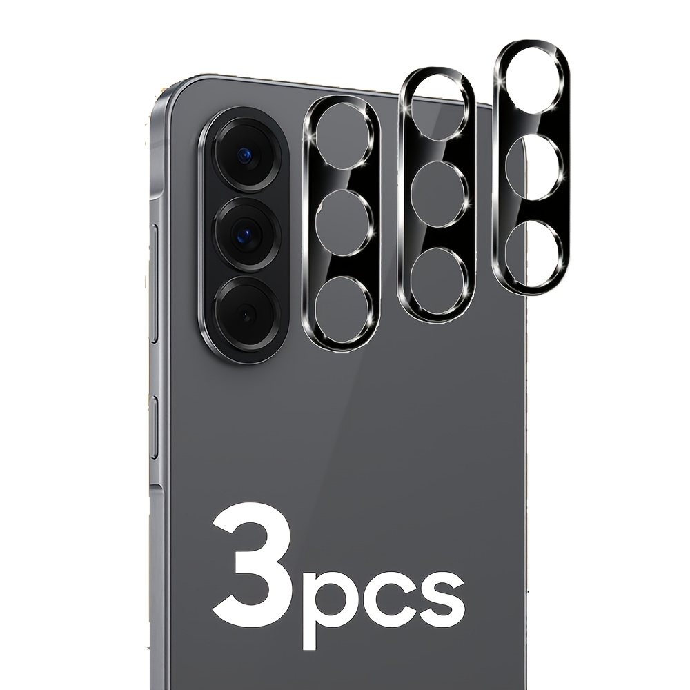 TEMU 3pcs Camera Glass For Galaxy A57 5g Galaxy A37 5g Camera Lens Protector Case Friendly Premium 9h Hardness Tempered Glass