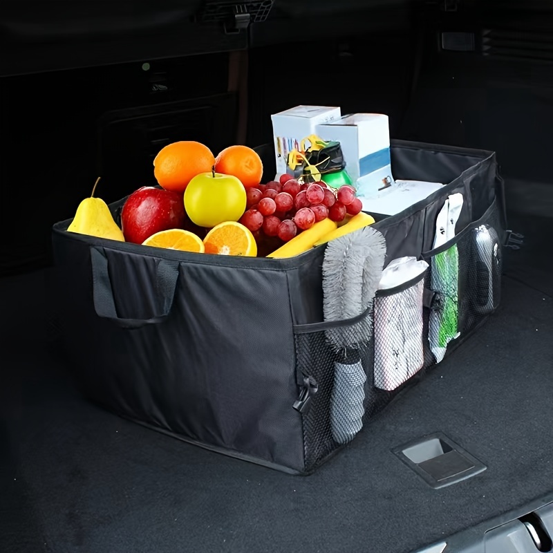 

Multi-functional Car Trunk Organizer - Large Capacity, Foldable Storage Box For Camping & Vehicle Essentials
