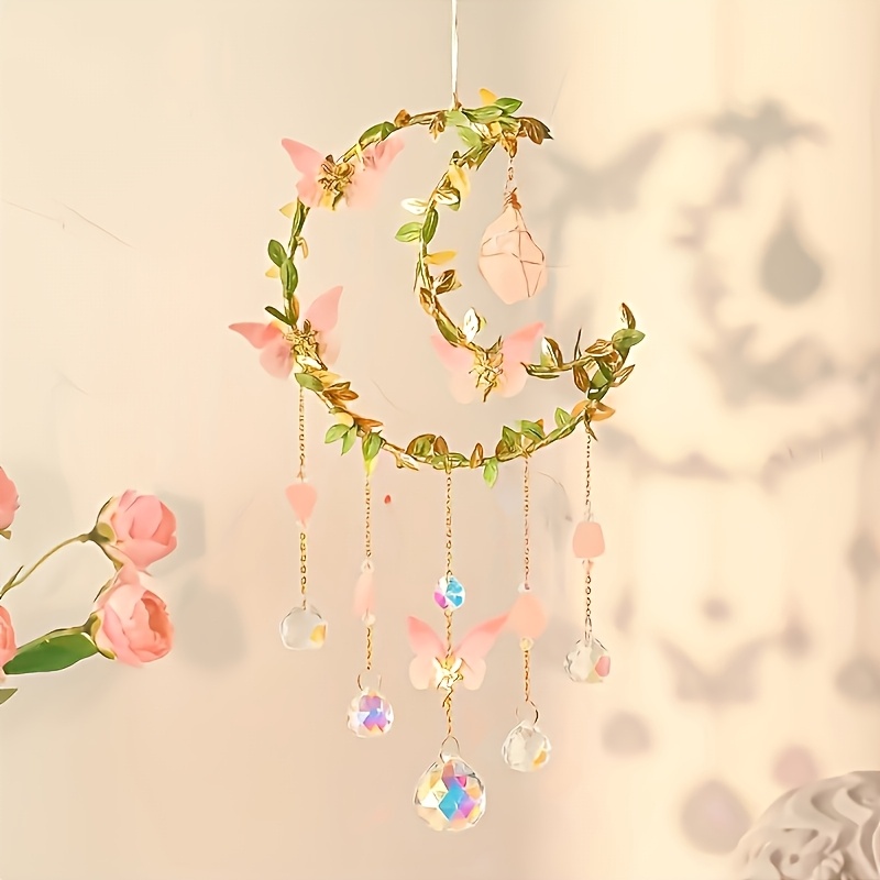 1pc, Hanging Decoration, Crystal Pendant, Scene Decor, Room Decor, Window Ornament, Holiday Party Decoration