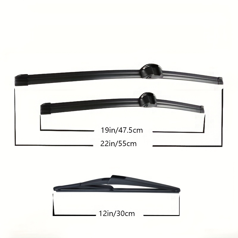 Lhd Front & Rear Wiper Blades Set For Mercedes-benz -class X204 2008 - 2014 Windshield Windscreen 22"+19"+12"