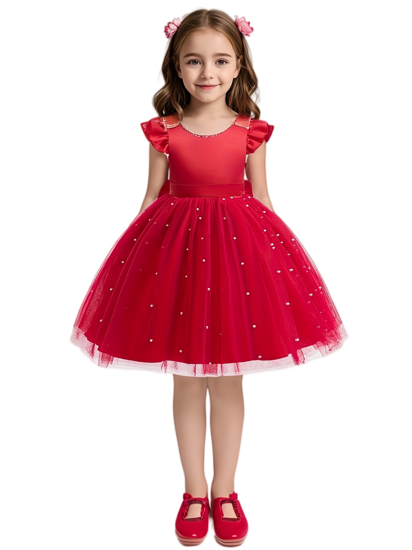 open lace back dress Liz Mini Red Dress For Women