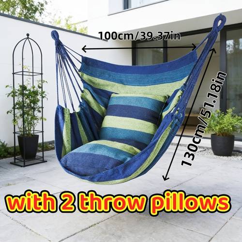 a hanging hammock chair for outdoor use suitable for outdoor courtyards and as a lazy hammock chair ideal for outdoor activities hiking camping courtyards and suitable for