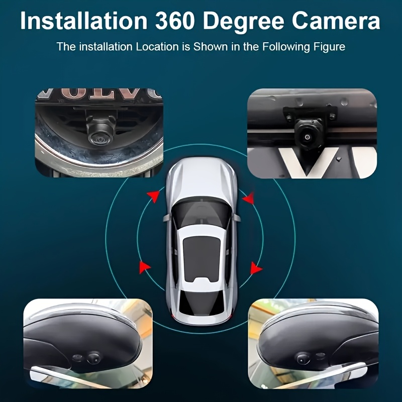 car reverse camera 360 degree panoramic high definition Temu Spain