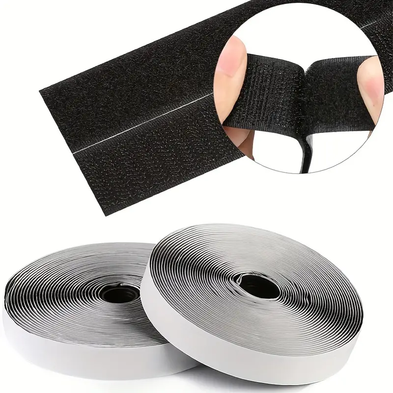 Adhesive Tape Strong Double Sided Tape With Hook And Loop - Temu