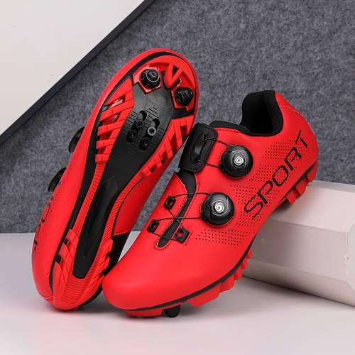 sneakers mountain style unisex cycling shoes compatible with road bike shoes for mountain bike training suitable for men and women caliper outdoor pedal bike shoes with cleats universal cycling shoes mens and womens cycling training