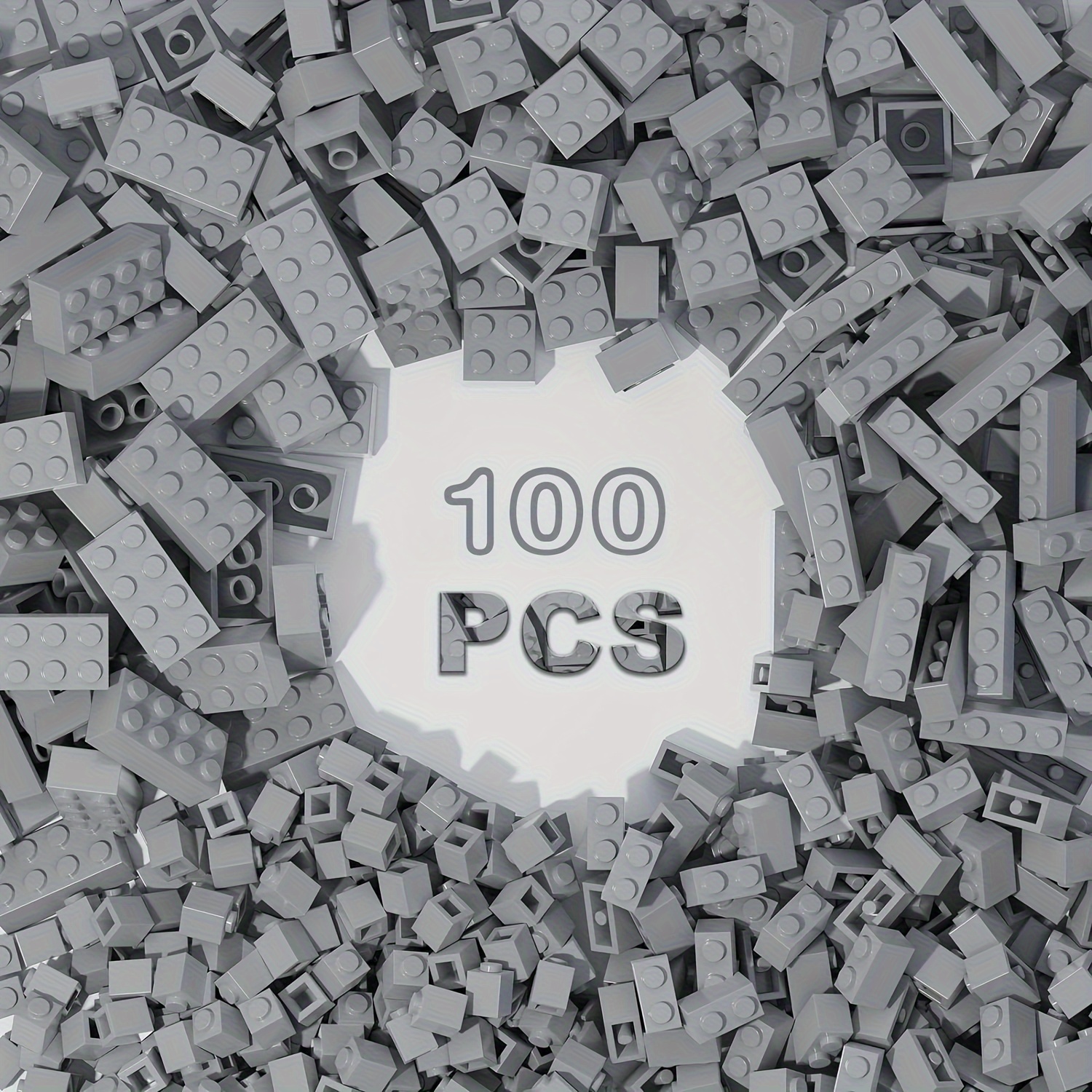 100pcs Building Bricks Set Educational Toy Blocks for Kids Ages 6
